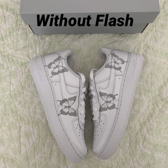 Reflective Butterfly Custom Air Force 1’s - Picture 8 of 11